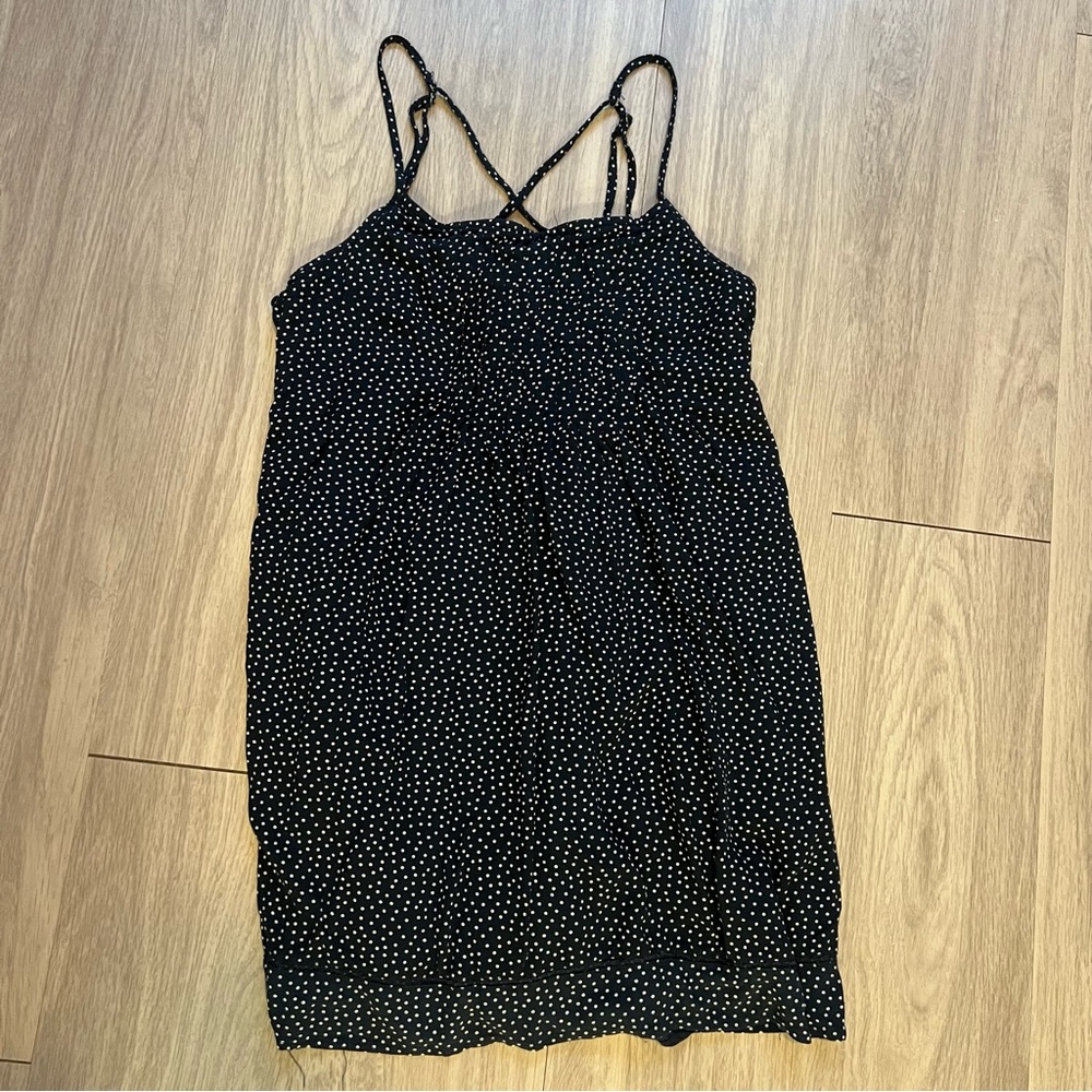 Abercrombie and Fitch, Strappy, Polka Dot Mini Dress with Pockets